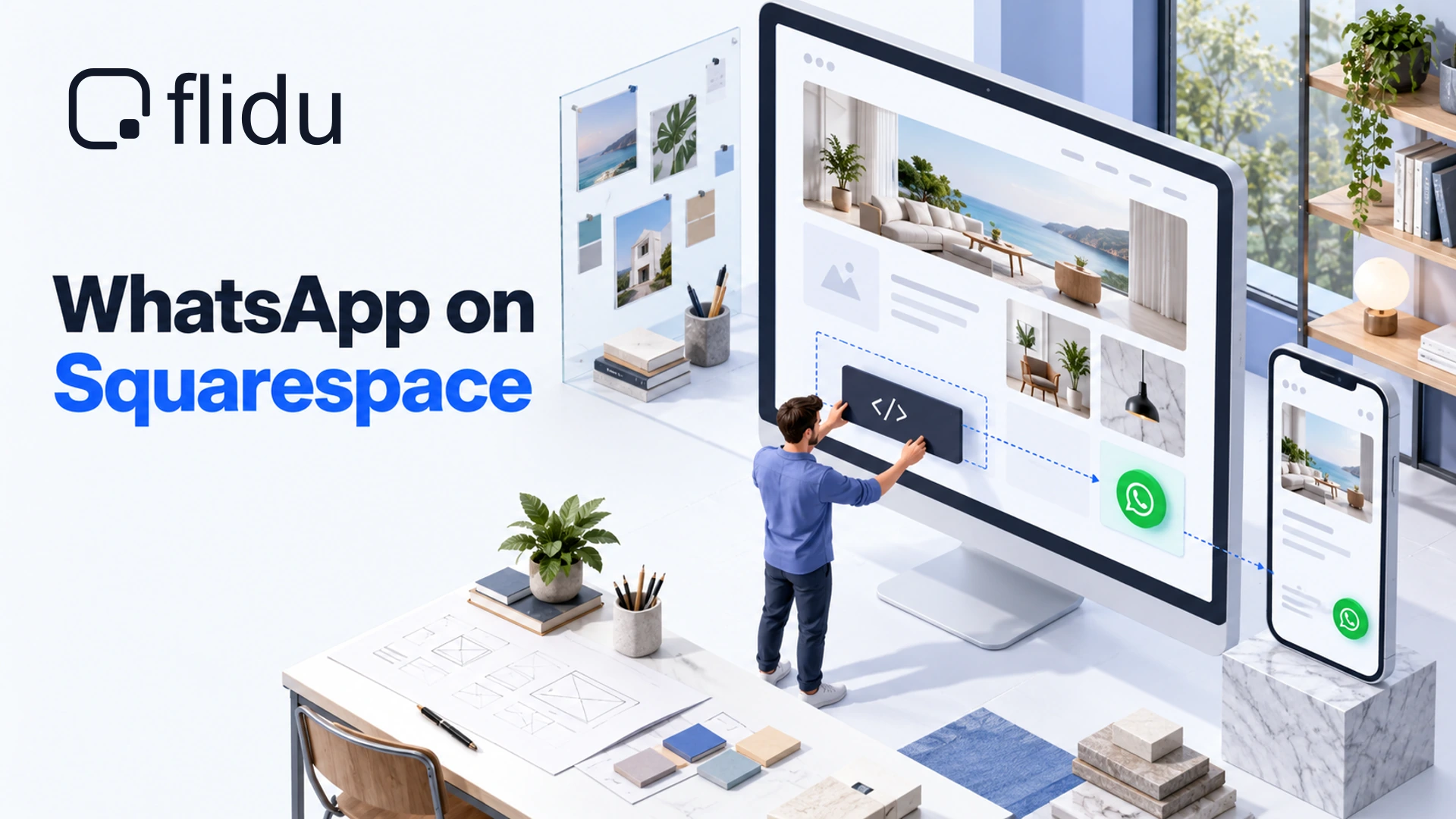 How To Add A WhatsApp Button To Squarespace (Both Ways)