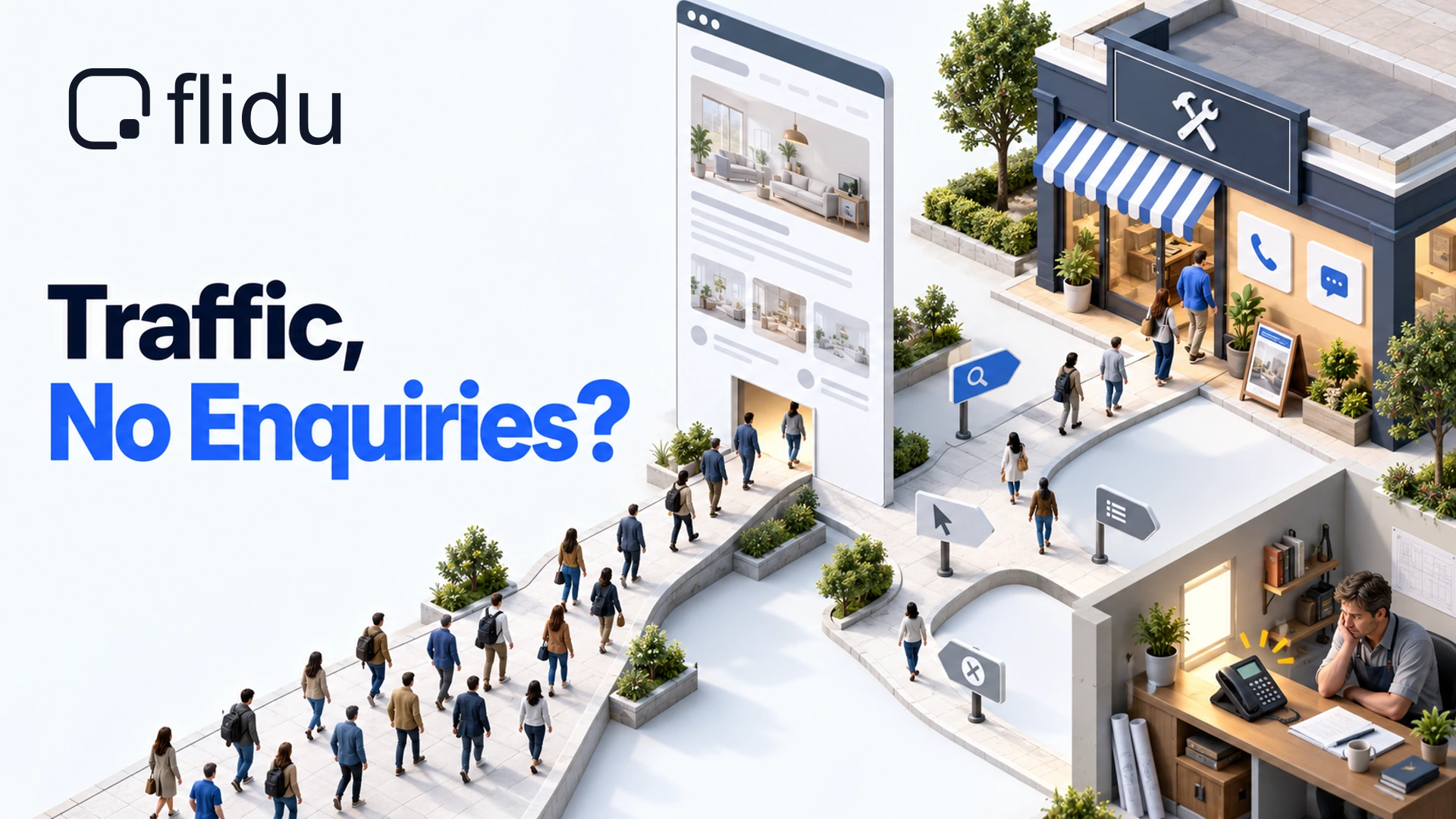 Website Traffic But No Enquiries? Check These Four In Order